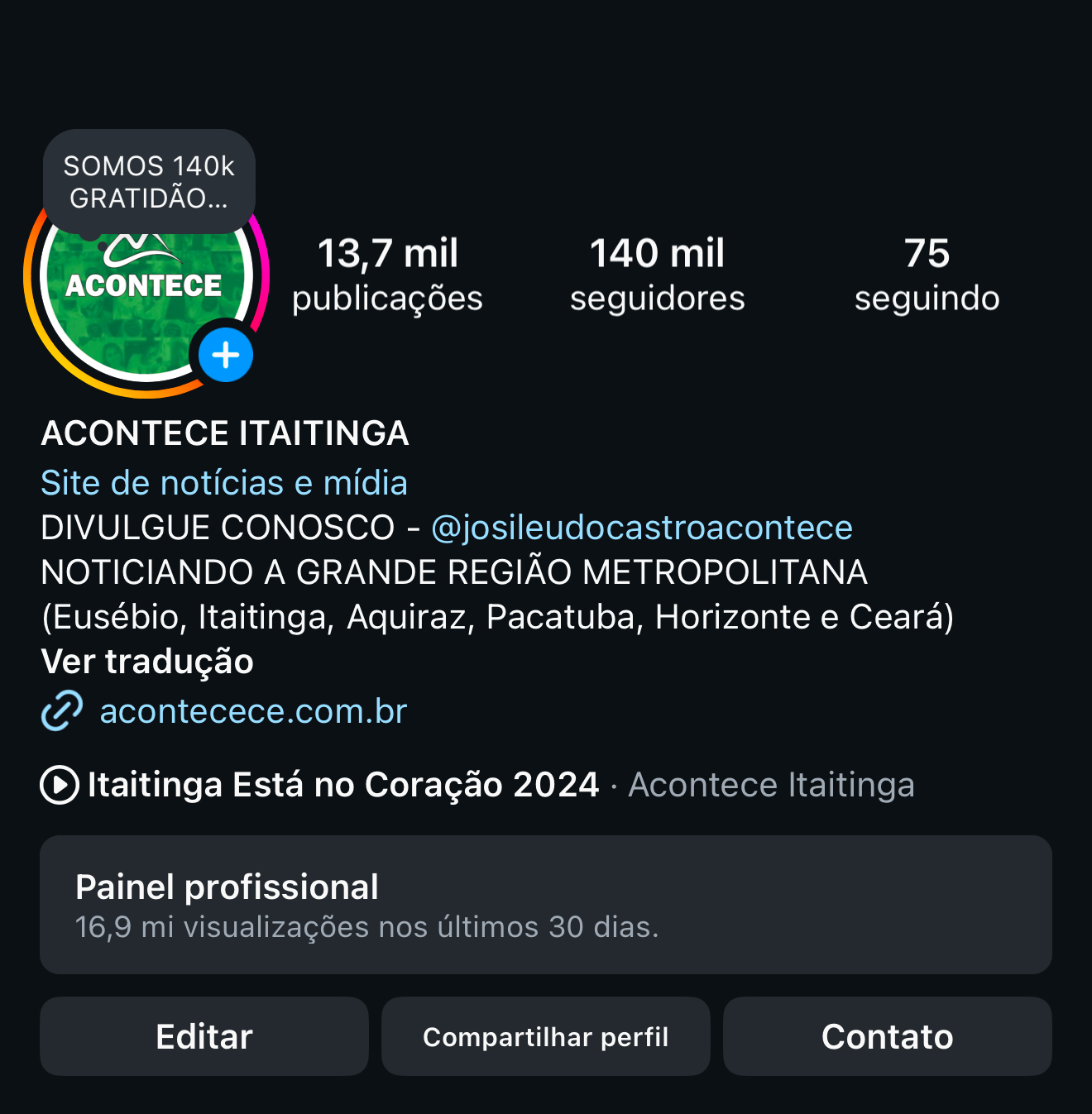 Páginas parceiras