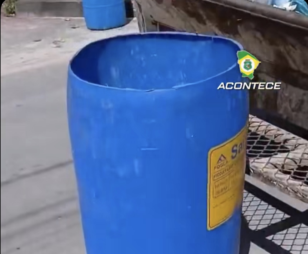 EQUIPE DA LIMPEZA PÚBLICA ENCONTRA -CORPO DE RECEM-NASCIDA EM - TAMBOR DE LIXO NO BAIRRO GERERAÚ, EM ITAITINGA