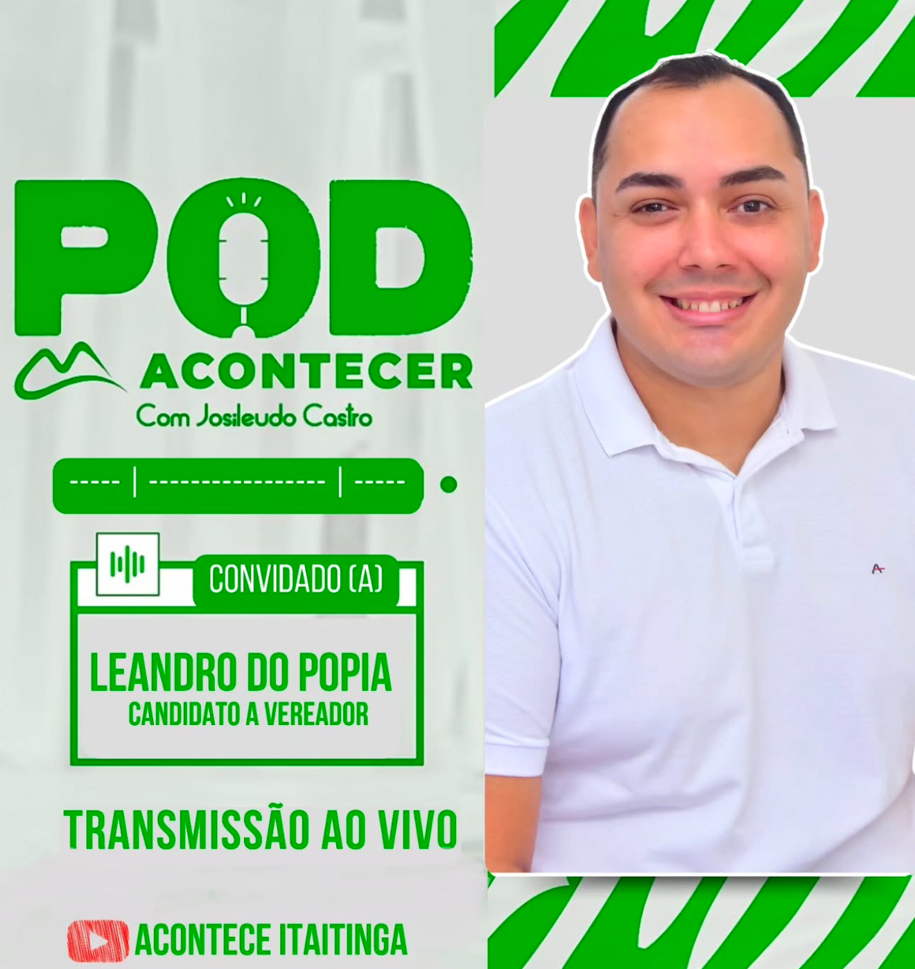 VEREADOR DE ITAITINGA LEANDRO DO POPIA